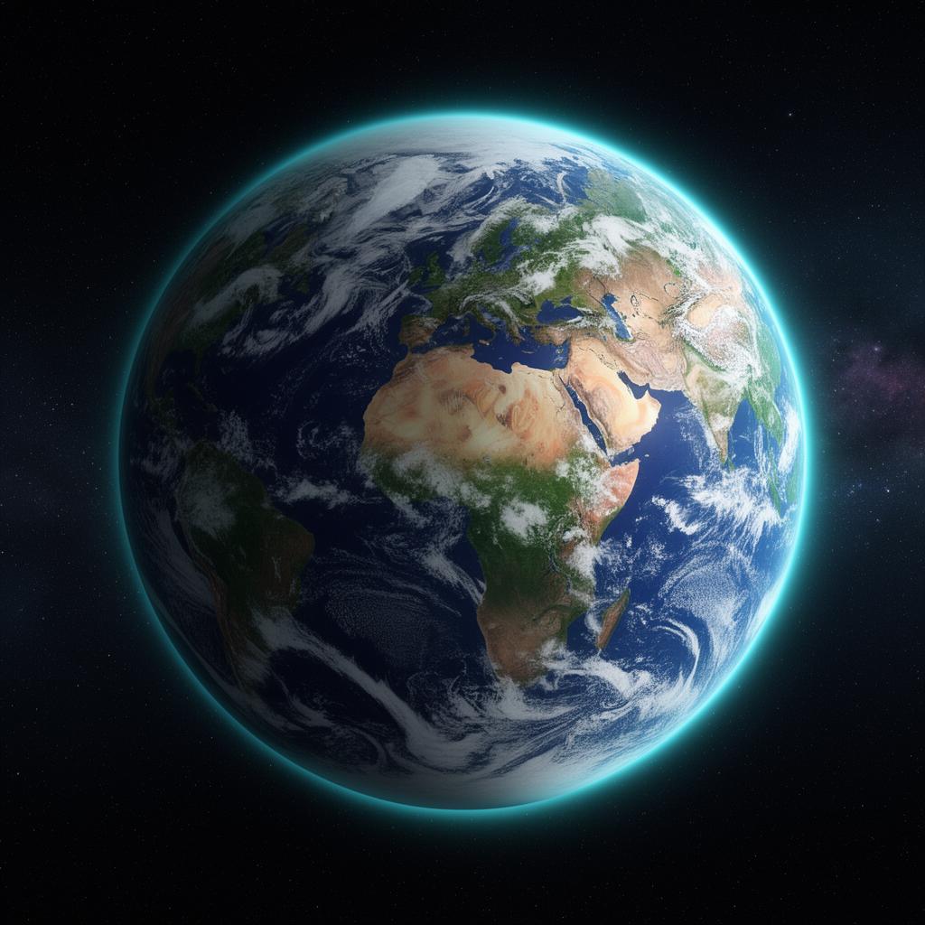 Planète Terre vue de l'espace — diffusion mondiale UGC ECOM